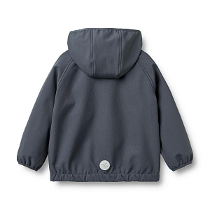 Куртка софтшелл Wheat "Alleo Greyblue", серо-синяя